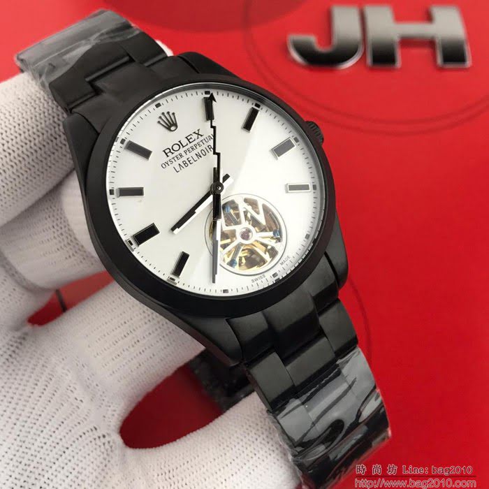 ROLEX勞力士 116400閃電 Label Noir工作室改裝 史上第一只勞力士陀飛輪 非常炫酷 男士腕表  wssb4718